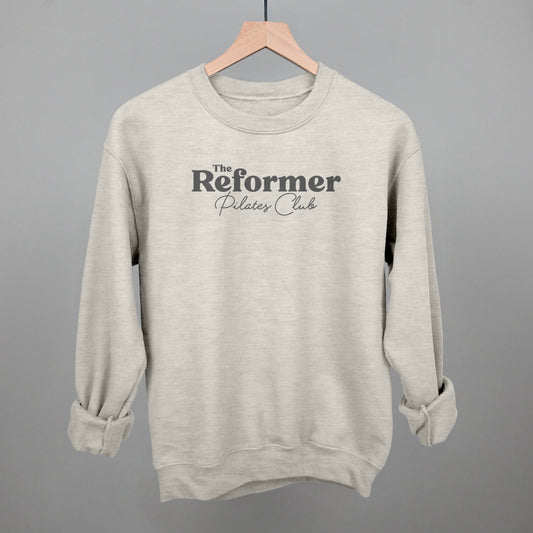 The Reformer Pilates Club Funny Sweatshirt in Oatmeal – Ivy + Cloth