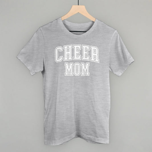 Cheer Mom Collegiate Funny T-Shirt in Athletic Heather – Ivy + Cloth