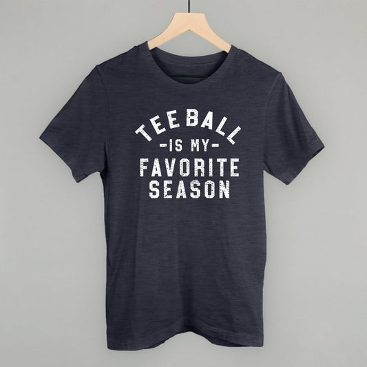 Tee Ball Is My Favorite Season Funny T-Shirt in Heather Navy – Ivy + Cloth