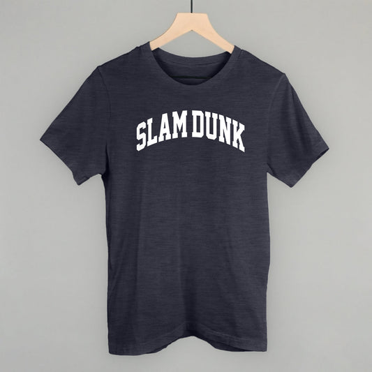 Slam Dunk Arch Funny T-Shirt in Heather Navy – Ivy + Cloth