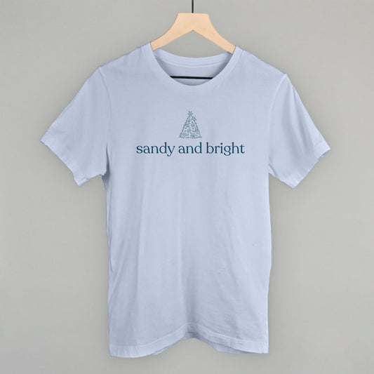 Sandy And Bright Seashell Tree Funny T-Shirt in Light Blue – Ivy + Cloth