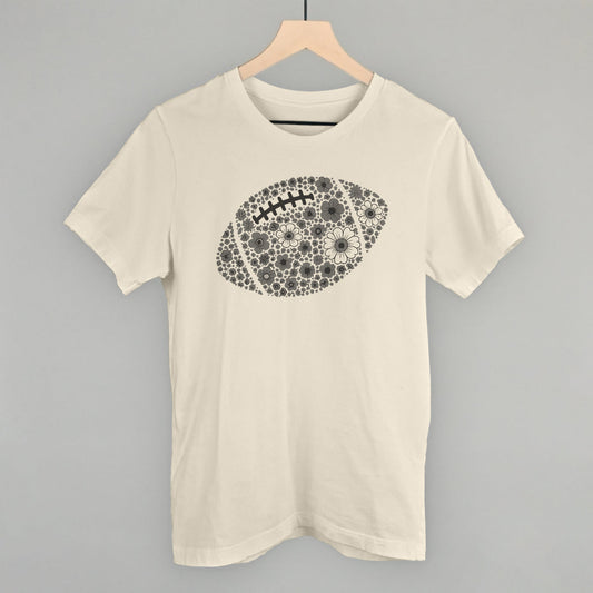 Floral Football Grey Funny T-Shirt in Natural – Ivy + Cloth