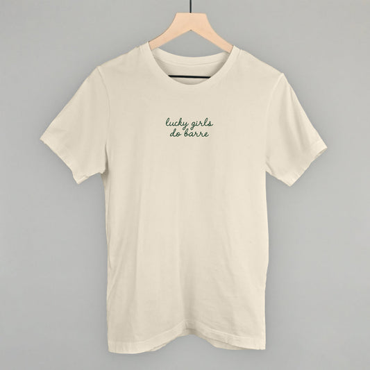Lucky Girls Do Barre St. Patrick's Day graphic tee in Natural