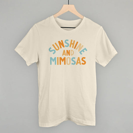 Sunshine And Mimosas Multicolor Funny T-Shirt in Natural – Ivy + Cloth