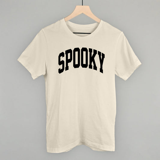 Spooky Halloween graphic tee in Natural