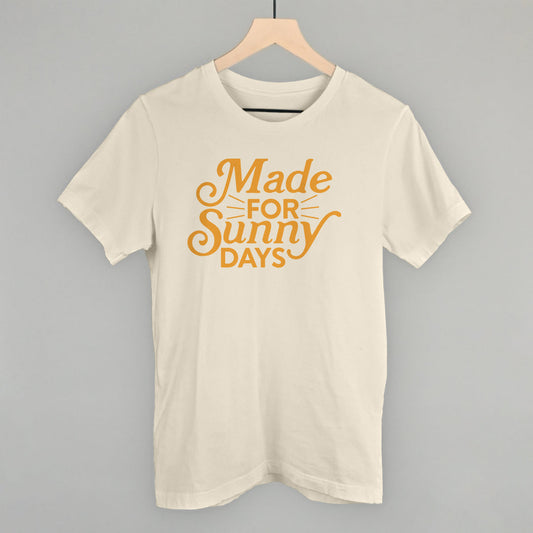 Made For Sunny Days Summer graphic tee in Natural