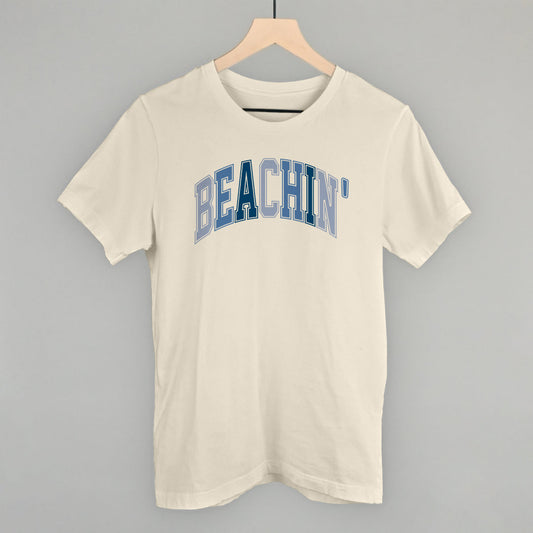 Beachin' Beach graphic tee in Natural