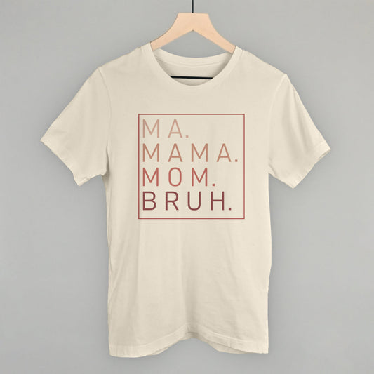 Ma Mama Mom Bruh graphic tee in Natural