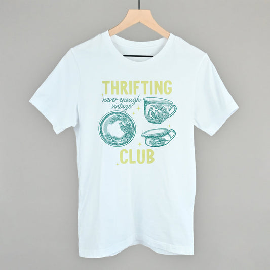 Thrifting Club graphic tee in White