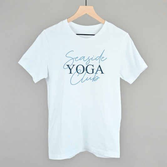 Seaside Yoga Club Funny T-Shirt in White – Ivy + Cloth
