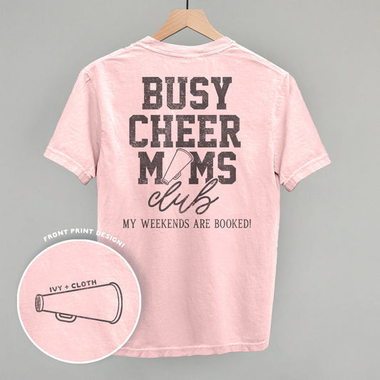 Busy Cheer Moms Club (Back Print) Funny Comfort Colors T-Shirt in Blossom – Ivy + Cloth