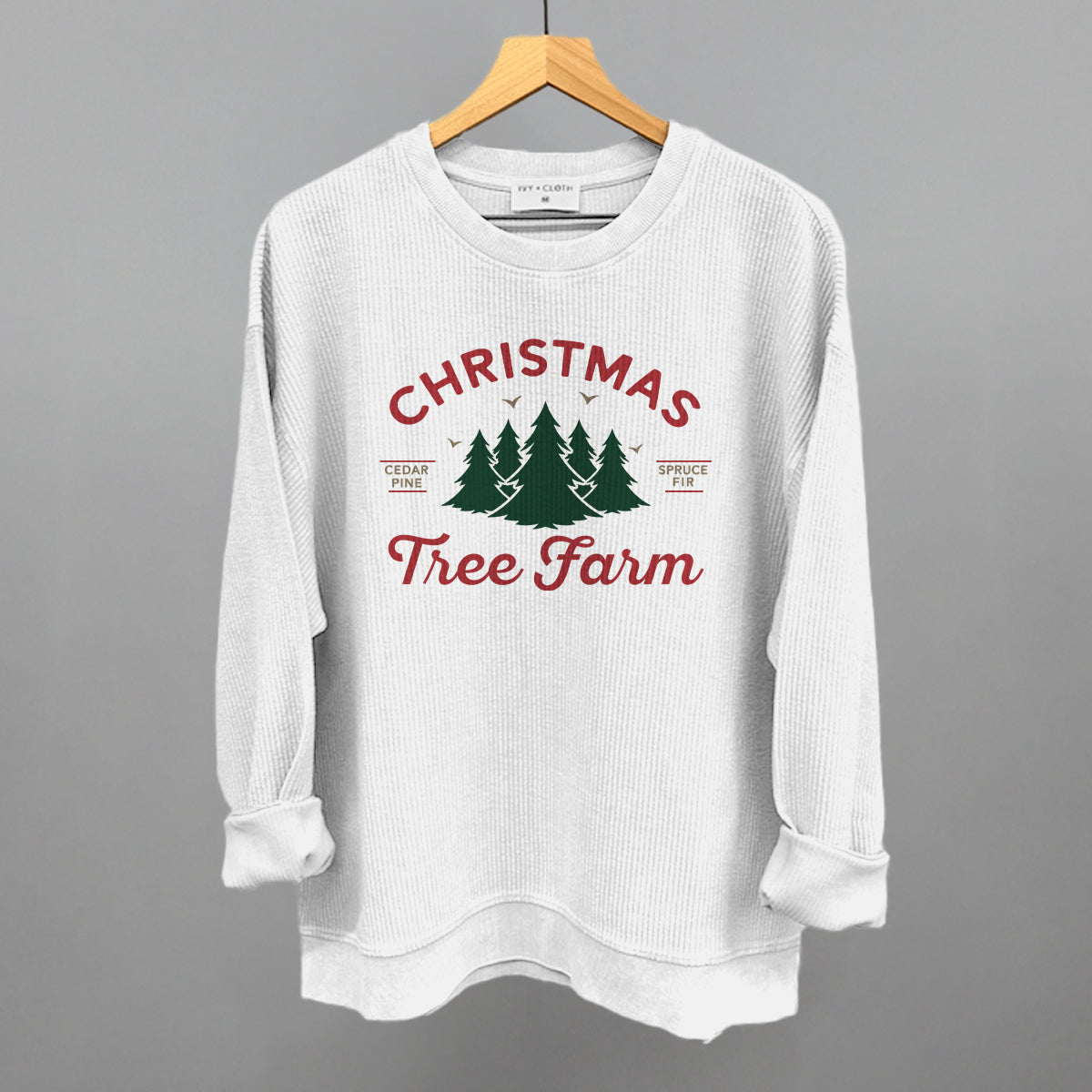 Christmas Tree Farm Funny Shirt & Sweatshirt in White – Ivy + Cloth