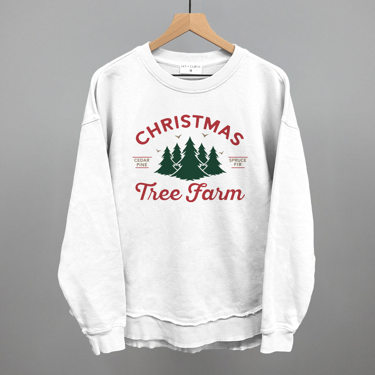 Christmas Tree Farm Funny Shirt & Sweatshirt in White – Ivy + Cloth