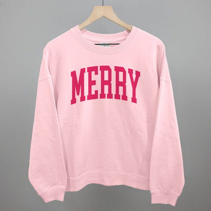 Merry Arch Funny Shirt & Sweatshirt in Blush – Ivy + Cloth