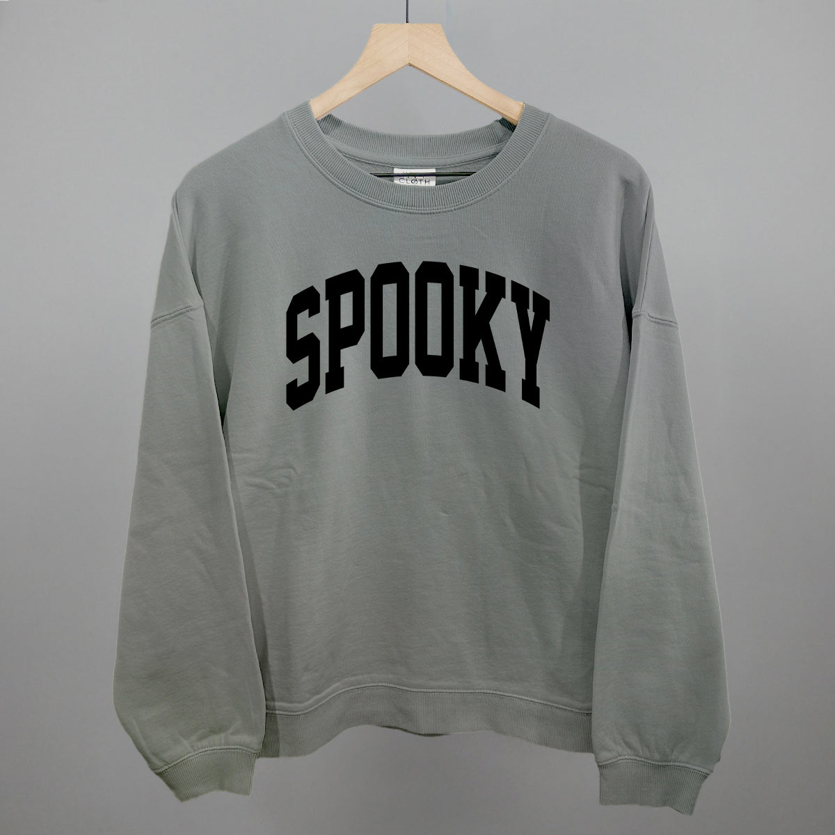 Spooky Halloween graphic top in Smoke