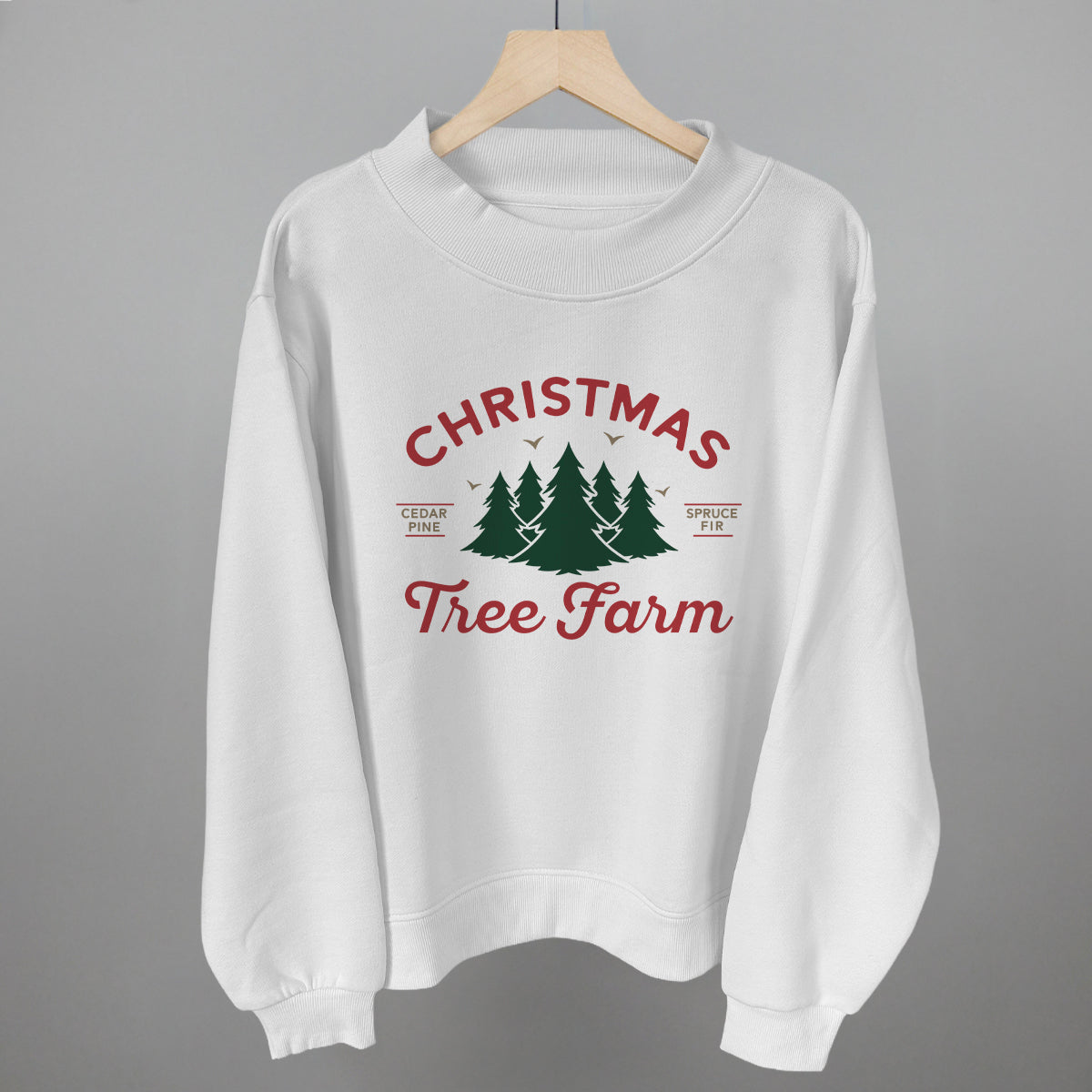 Christmas Tree Farm Funny Shirt & Sweatshirt in White – Ivy + Cloth