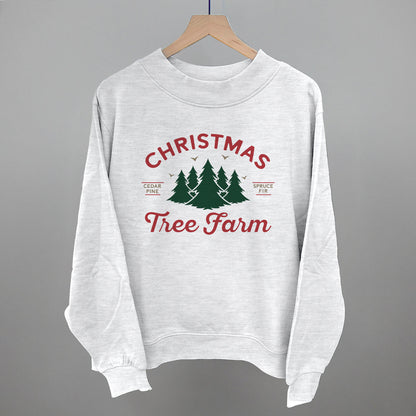 Christmas Tree Farm Funny Oversized French Terry Mockneck Sweatshirt in Ash – Ivy + Cloth