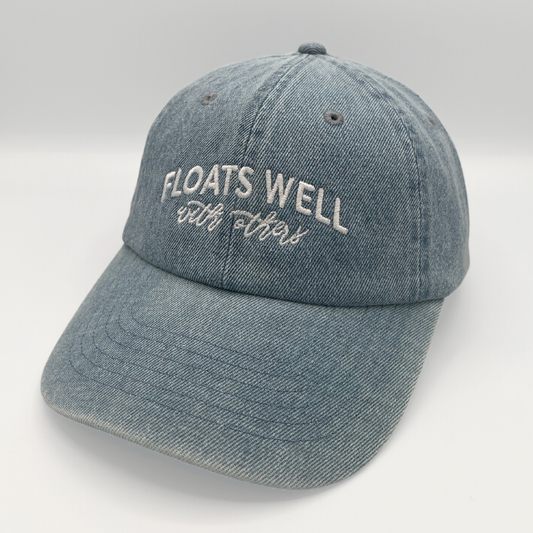 Floats Well With Others Lake Hat in Denim