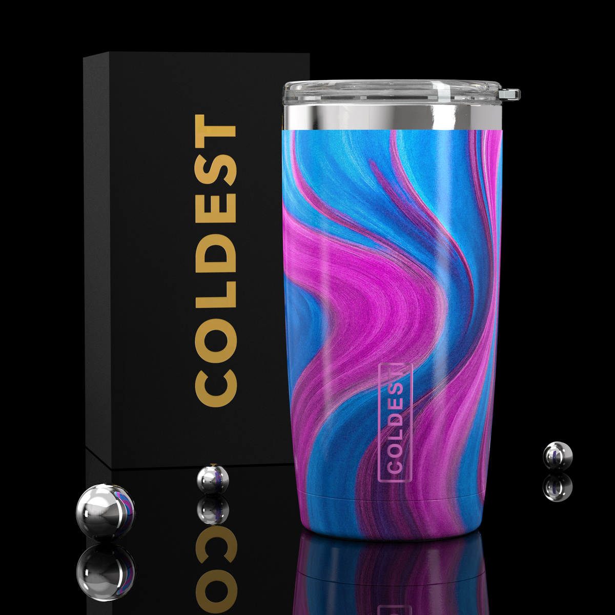 COLDEST 20oz insulated coffee tumbler v2 in Aura Farming Ultra design