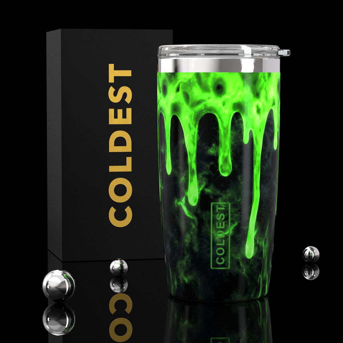 COLDEST 20oz insulated coffee tumbler v2 in Fallout Ultra design