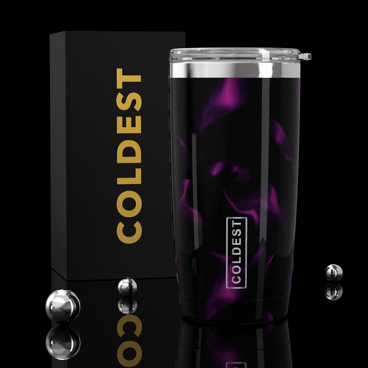 COLDEST 20oz insulated coffee tumbler v2 in Magical Potions design