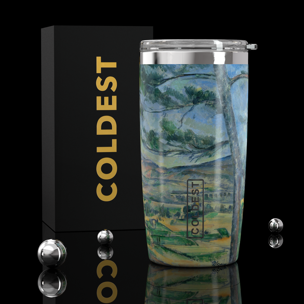 COLDEST 20oz insulated coffee tumbler v2 in Mont Sainte Ultra design