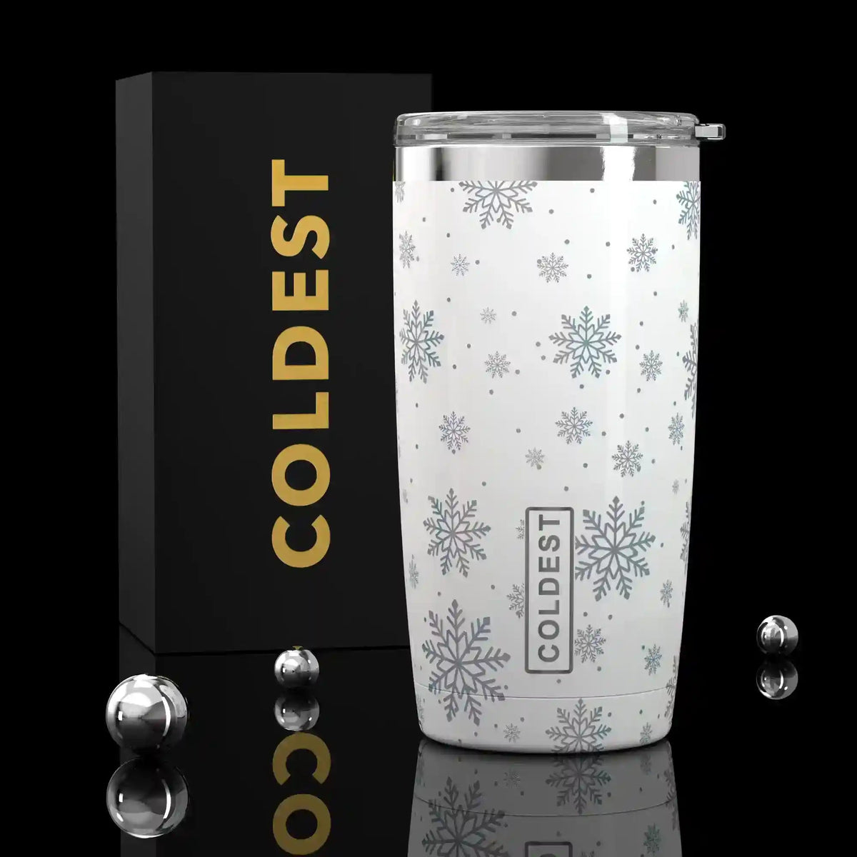 COLDEST 20oz insulated stainless steel coffee tumbler v2 – view 7