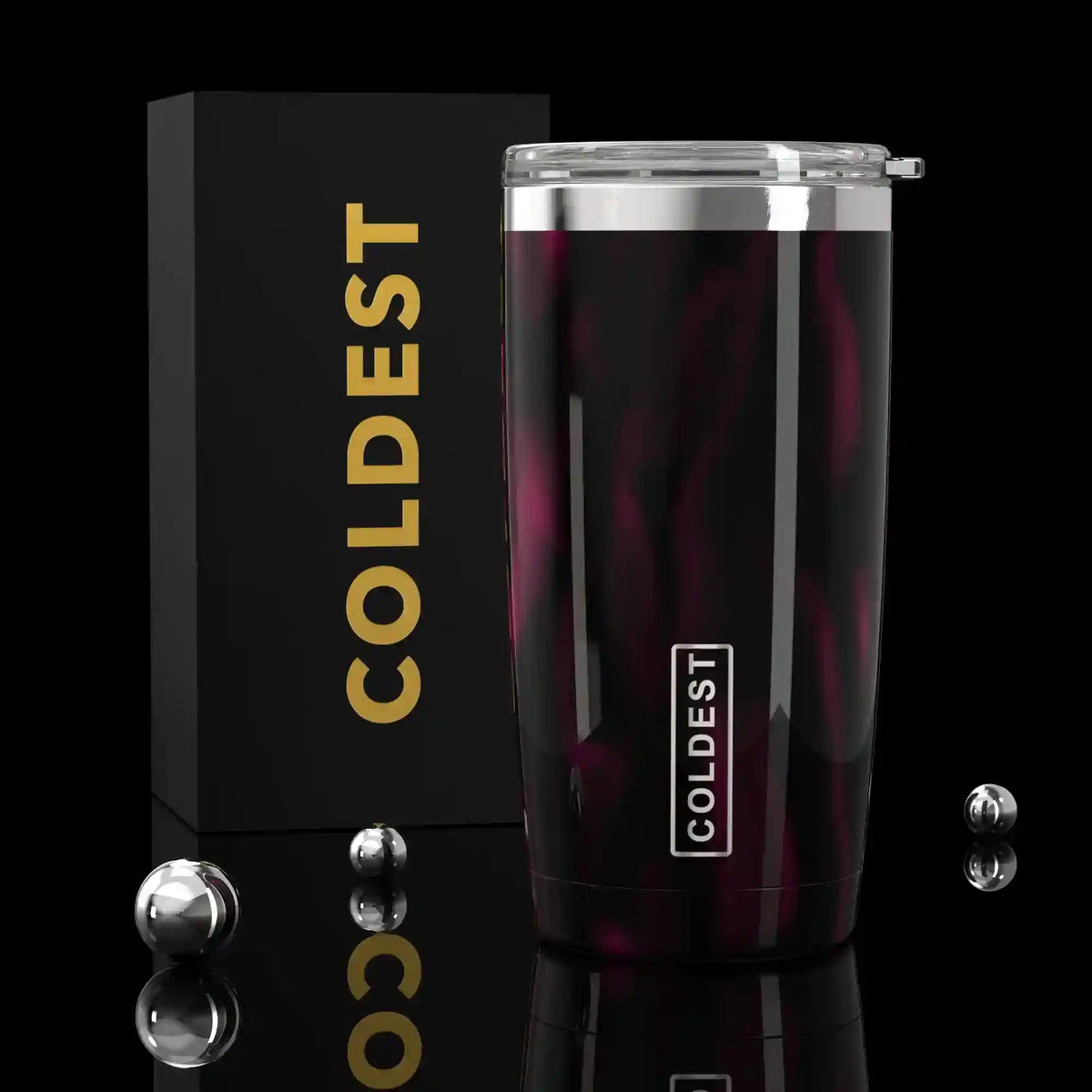 COLDEST 20oz insulated stainless steel coffee tumbler v2 – view 17