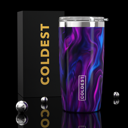COLDEST 20oz insulated coffee tumbler v2 in Taste This Potion design