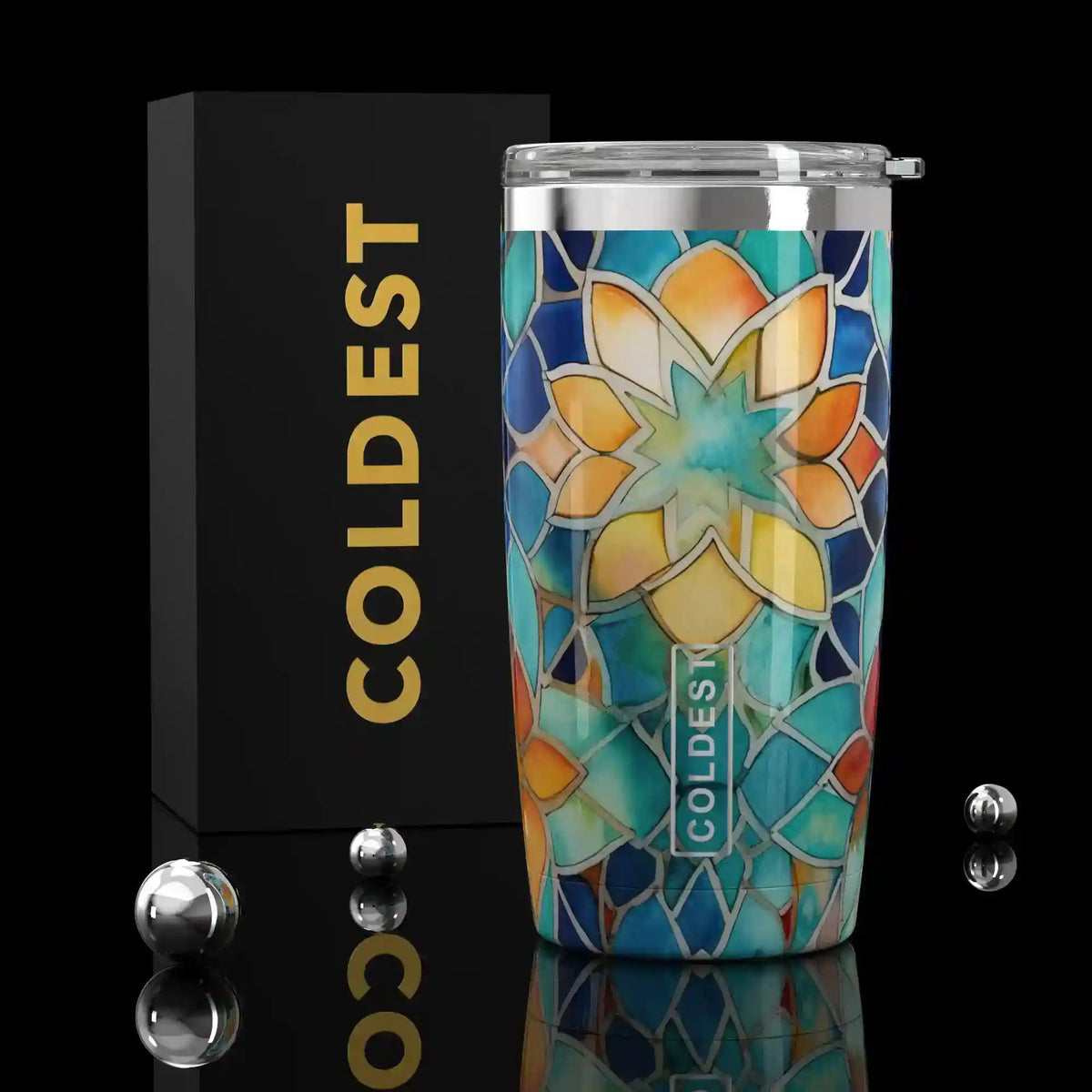 COLDEST 20oz insulated stainless steel coffee tumbler v2 – view 15