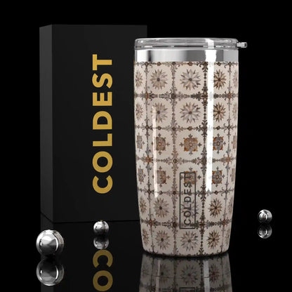 COLDEST 20oz insulated coffee tumbler v2 in The Persian Ultra design