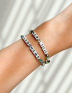 Elevated Faith Christian Jewelry Bracelet with colorful beads spelling 'Good News', 'New Life'