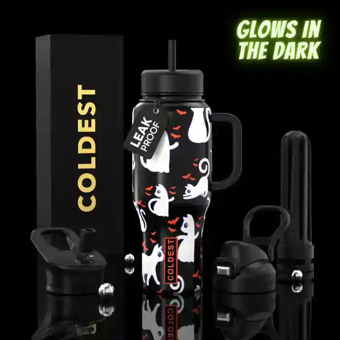 COLDEST 36oz Limitless Ultra v8 insulated stainless steel tumbler with handle – view 11