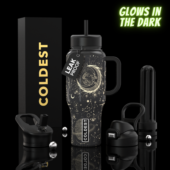 COLDEST 36oz Limitless Ultra v8 insulated stainless steel tumbler with handle – view 6