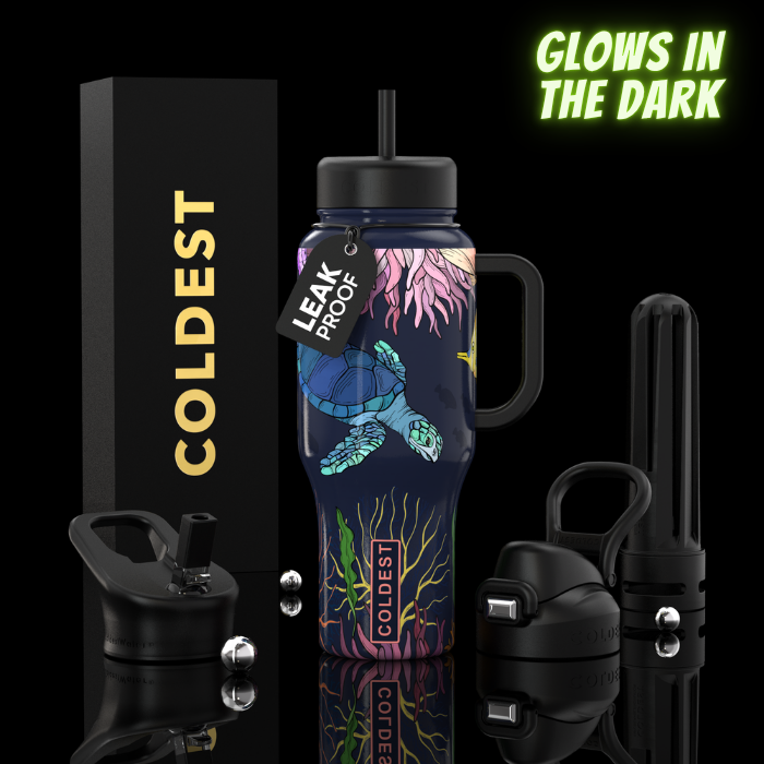 COLDEST 36oz Limitless Ultra v8 insulated stainless steel tumbler with handle – view 67