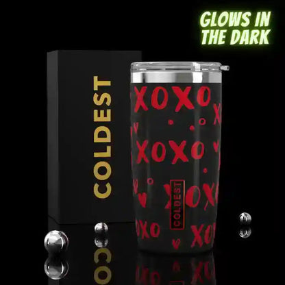 COLDEST 20oz insulated coffee tumbler v2 in XOXO Ultra design