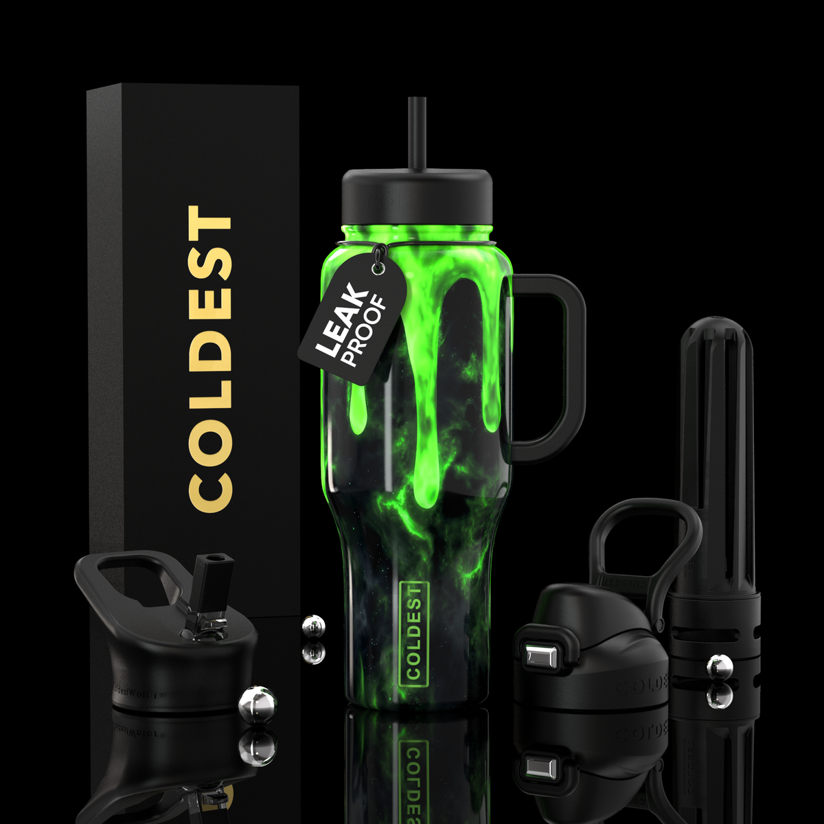 COLDEST 36oz Limitless Ultra v8 insulated tumbler in Fallout Ultra design