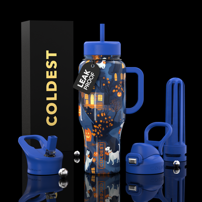 COLDEST 36oz Limitless Ultra v8 insulated tumbler in Paw or Treat design