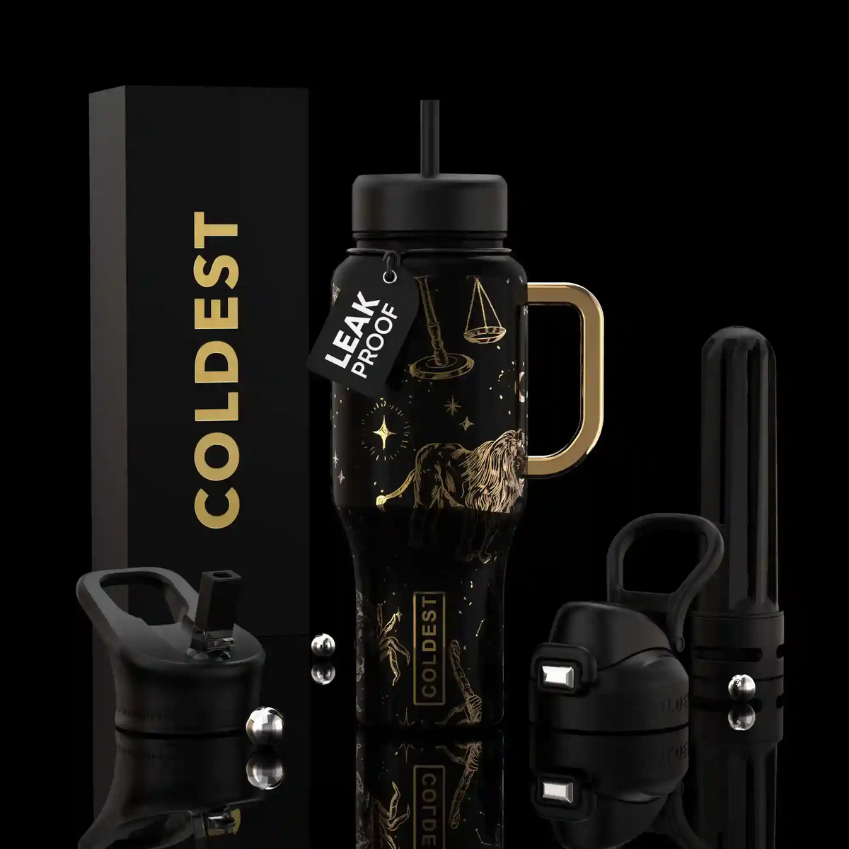 COLDEST 36oz Limitless Ultra v8 insulated tumbler in Across The Universe Ultra design
