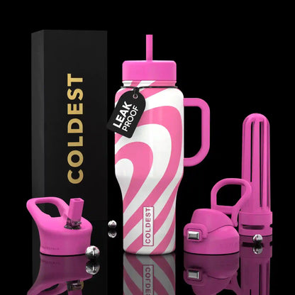 COLDEST 36oz Limitless Ultra v8 insulated tumbler in Love Pop Ultra design