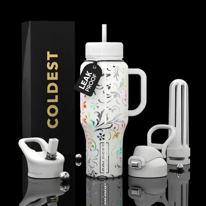 COLDEST 36oz Limitless Ultra v8 insulated stainless steel tumbler with handle – view 49