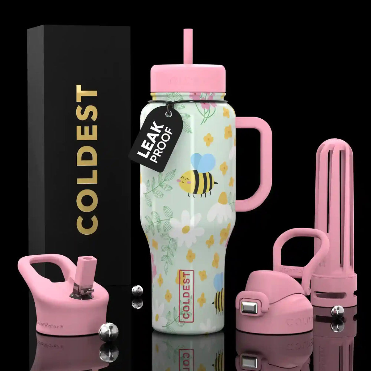 COLDEST 36oz Limitless Ultra v8 insulated tumbler in Stung by a bee Ultra design