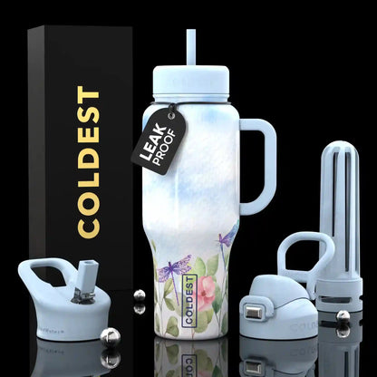COLDEST 36oz Limitless Ultra v8 insulated stainless steel tumbler with handle – view 63