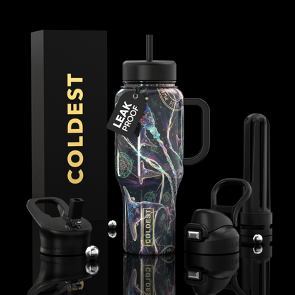 COLDEST 36oz Limitless Ultra v8 insulated tumbler in Wizarding Skies Ultra design