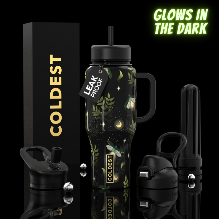 COLDEST 36oz Limitless Ultra v8 insulated tumbler in Glowie Baby Fireflies Ultra design