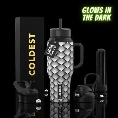 COLDEST 36oz Limitless Ultra v8 insulated stainless steel tumbler with handle – view 50