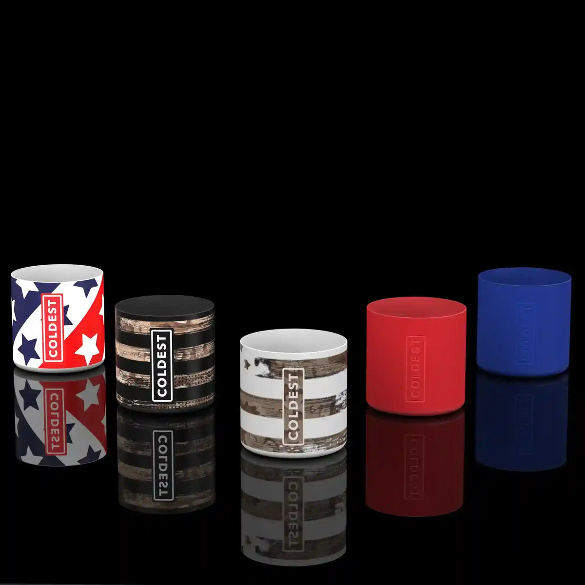COLDEST protective silicone tumbler boots 5-pack for Limitless bottles – view 2