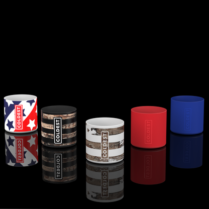 COLDEST silicone tumbler boot 5-pack in American