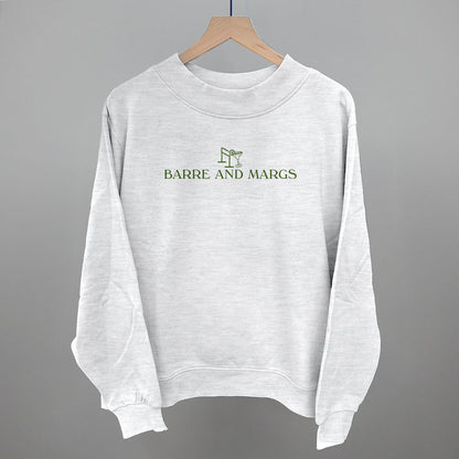 Barre And Margs Funny Oversized French Terry Mockneck Sweatshirt in Ash – Ivy + Cloth