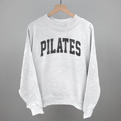 Pilates Arch Funny Oversized French Terry Mockneck Sweatshirt in Ash – Ivy + Cloth